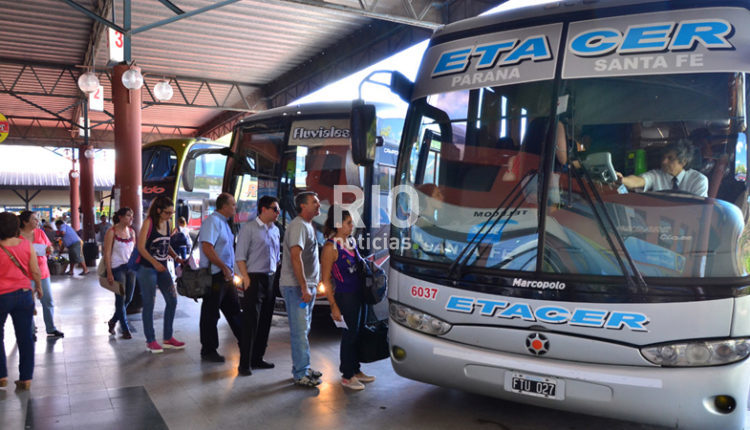 santa fe parana colectivo etacer fluviales