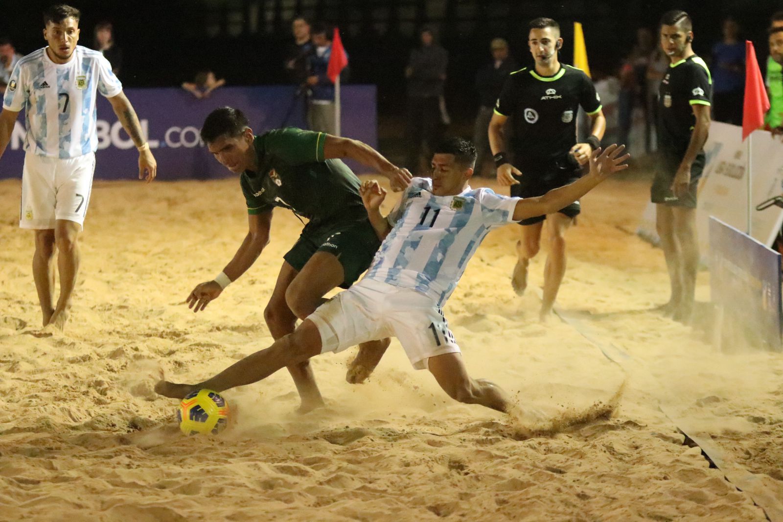 ARGENTINA VS. URUGUAY, CONMEBOL LIGA EVOLUCIÓN FÚTBOL PLAYA