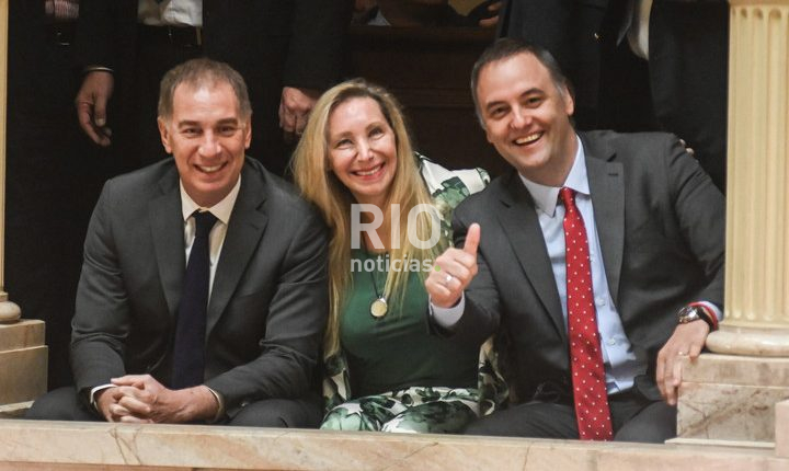 Senado juraDiego Santilli karina Milei Manuel AdorniFoto Federico Lopez Claro